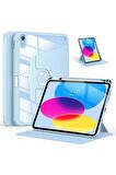 Apple iPad Air 10.9 2022 (4.Nesil) Uyumlu 360° Dönebilen Standlı Pino Tablet Kılıfı 