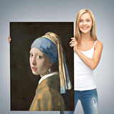 İnci Küpeli Kız Kanvas Tablo, Ressam Johannes Vermeer -4969