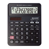 Sharp EL-CC12D 12 Hane İşlem Kontrollü Masaüstü Hesap Makinesi