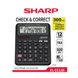 Sharp EL-CC12D 12 Hane İşlem Kontrollü Masaüstü Hesap Makinesi