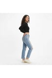 501® ® Crop Kadın Jean Pantolon yırtık detaylı-0241 Lacivert / 25/28