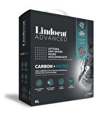 LindoCat Advanced Carbon + Micro Aktif Karbonlu Topaklaşan Kedi Kumu 6 Lt.