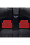 MERCEDES C SERİSİ W204 2007-2014Kırmızı Halı Kırmızı Kenar Petek Topuk