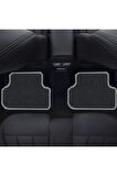 JEEP GRAND CHEROKEE ZJ 1993-1998  Siyah Halı Gri Kenar Petek Topuk