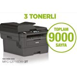 Brother MFC-L2716DW Wifi + Fax + Fotokopi + Tarayıcı Çok Fonksiyonlu Lazer Yazıcı