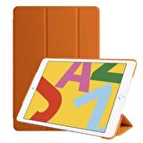 Apple iPad 10.2" inç 8.Nesil 2020 Fuchsia Smart Cover Standlı 1-1 Kılıf Flip Smart Akıllı Tablet Kılıfı