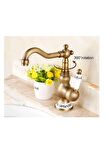 Banyo Lavabo Bataryası Antik Pirinç Yeni 5 Yıl Garantili Ithal