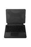 Fuchsia Savvy Keyboard M10 Plus X606F Bluetooh Bağlantılı Standlı Klavyeli Tablet Kılıfı