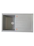 Vinox Gri Tek Göz Granit Eviye 50X86 Vx004