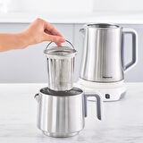 Homend Royaltea Elegant 1775H Konuşan Çay Makinesi Inox Beyaz