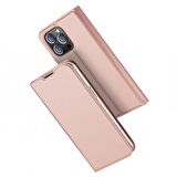 Polham Standlı Kartlıklı iPhone 14 Pro 6.1 Kapaklı Kılıf, Premium PU Deri, Kamera Korumalı Kılıf