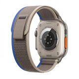 Polham Apple Watch 1,2,3,4,5,6,7,8 için 42-44-45MM Uyumlu Ultra Hafif Şık Kayış,Cırt Cırtlı Kordon