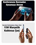 Baseus 20W 10000mAh İphone 13, 13 Pro, 13 Pro Max Standlı Magsafe Powerbank, Manyetik Kablosuz Şarj