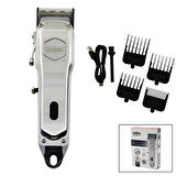 Usb Şarjli - Dijital Gösterge  Saç - Sakal Kesme Tıraş Makinesi  Çelik Gövde - Kollu Tarak Ayari Shc-1905 (4987)