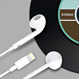 İphone Ucu Çıkışlı Pop Up Kulakiçi Yumuşak Kontrol Tuşlu Kulaklık (4987)