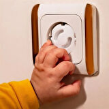 Bebek Çocuk Priz Koruma Kapağı (6 Adet) Çocuk Güvenliği, Priz Muhafazası, Priz Kapatıcı (4987)