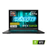 Gigabyte Gaming A16 3TH Ryzen 7 260 24GB 1TB SSD 8GB RTX5050 85W 16 FHD+ 165Hz FreeDOS