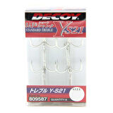 Decoy Y-S21 Standart Treble Üçlü 6P Olta İğnesi NO:6