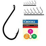 Hayabusa HBEK 562 Delikli Octopus Sinarit İğnesi Black Nikel 2/0