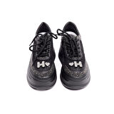 Yüksek Taban Taşlı Kadın Sneaker