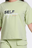 Yeşil Self Confidence Baskı 8-12 Yaş Takım - 2419-5