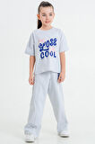 Mavi Dont Lose Your Cool Baskı 5-9 Yaş Takım - 2423-3