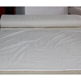 %100 Pamuk Krem Rengi Kareli Müslin Kumaş 100*180 cm Metrelik Müslin Kumaş