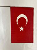 10 ADET 50X70 CM RAŞEL KUMAŞ SOPALI TÜRK BAYRAĞI - Kırmızı _50x70 Cm