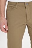 Slim Fit Dar Kesim 5 Cep Armürlü Esnek Pantolon
