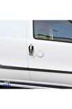 Fiat Doblo Krom Kapı Kolu Ve Çerçevesi 4 Kapı 8 Prç  2010 Ve Üzeri Paslanmaz Çelik