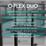 O-Flex Duo Çift Motorlu Elektrikli Yükseklik Ayarlı Masa - 160x80 - Barok