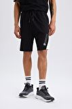DeFactoFit NBA Brooklyn Nets Beli Bağcıklı Cepli Kısa Paça Şort C9253AX24AUBK81
