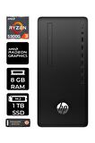 HP 295 G9 RYZEN 3 5300G 8GB RAM 1TB SSD FDOS 6D391EA MASAÜSTÜ PC & PER4 BELLEK