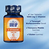 One Up C Vitamini 1000 Mg 30 Tablet - AROMASIZ
