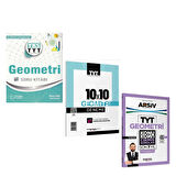 Palme TYT Geometri Soru Bankası ve Marka Deneme ile Çıkmış Sorular Seti 3 Kitap