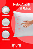 4 Adet Micro Silikon Elyaf Nonwoven Yıkanabilir Antialerjik Ev Ve Hotel Yastık 50x70cm 700 gr