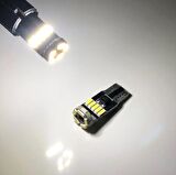 T10 5W LED BEYAZ DİPSİZ PARK AMPÜL TAKIMI CANBUS PLAKA TAVAN İÇ ORTAM AYDINLATMA 2 ADET