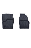 Ford Connect 2013-2022 Panelvan ile Uyumlu Carbon Desenli Ultra Premium Havuzlu Oto Paspas