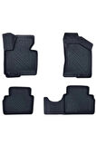 Kia Sportage Iii 2011-2015 ile Uyumlu Carbon Desenli Ultra Premium Havuzlu Oto Paspas