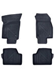 Opel Astra H 2004-2009 ile Uyumlu Carbon Desenli Ultra Premium Havuzlu Oto Paspas