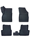 Opel Astra K 2015-2022 ile Uyumlu Carbon Desenli Ultra Premium Havuzlu Oto Paspas