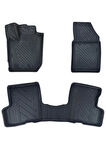 Dacia Duster 4X4 2023 Ve Sonrasi ile Uyumlu Carbon Desenli Ultra Premium Havuzlu Oto Paspas