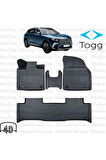 TOGG T10X 2023 4D Havuzlu Paspas 