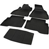 Fiat Fiorino 4D Havuzlu Paspas Siyah