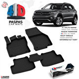 S-Dizayn VW T-Cross 4D Havuzlu Paspas 2019-2023 A+ Kalite