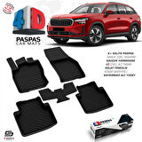 S-Dizayn Skoda Kodiaq 4D Havuzlu Paspas 2024 Üzeri A+ Kalite