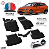 S-Dizayn VW Polo 6 4D Havuzlu Paspas 2017-2021 A+Kalite