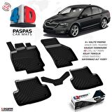Skoda Octavia A7 4D Havuzlu Paspas  2013 ve Üzeri A+Kalite