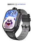 HARVOX HX Kids 4G Pro+ Plus Android Sim Kartlı Akıllı Çocuk Saati | GPS, Konum, Kamera, Görüntülü Görüşme, Yüz Tanıma Siyah
