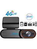 Getalink ZM1 4G SIM Kart Soketli HD Araç İçi Kayıt Kamerası GPS+ G-Sensör Uzaktan Canlı Araç Takip, Ses Dinleme
